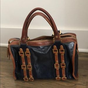 Navy Tory Burch Satchel